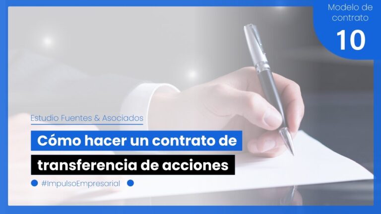 Gu&iacute;a para completar el formulario de traspaso de acciones en Chile