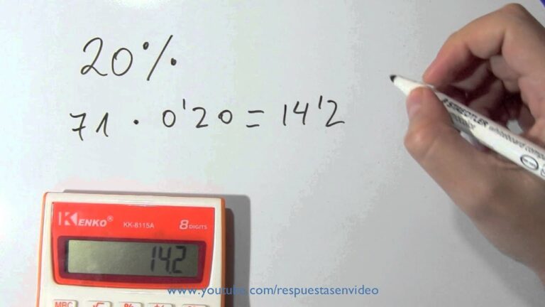 &iquest;Cu&aacute;l es el 20% de 600?