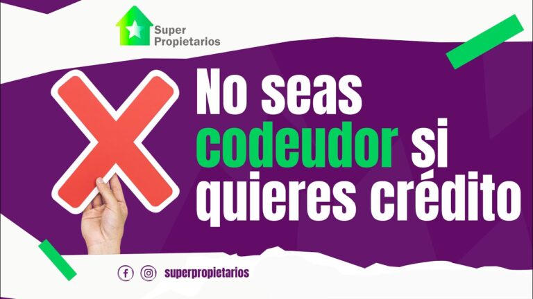 ¿Puedo Solicitar un Crédito Hipotecario si Soy Codeudor?