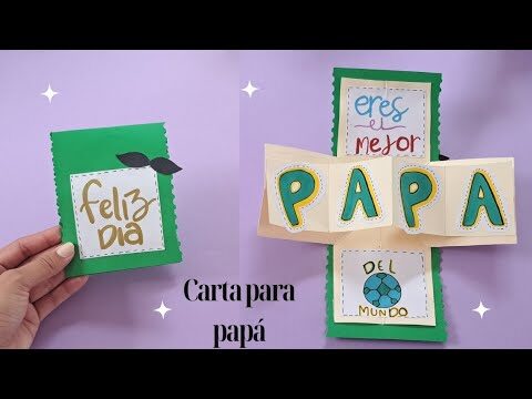 Regalos especiales para el d&iacute;a del padre: &iexcl;La mejor tarjeta del d&iacute;a del pap&aacute;!