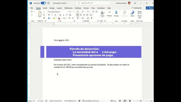 Guía para Redactar una Carta de Solicitud de Cobro Efectiva