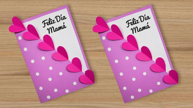 Ideas Creativas para Tarjetas del Día de la Mamá
